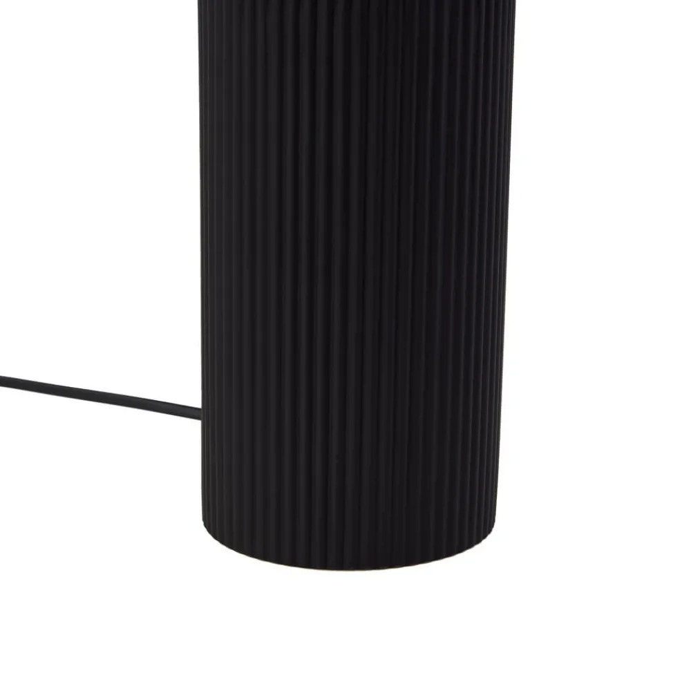 Lindby Bordlamper > Sorscha bordlampe, sort, jern, Ø 26 cm