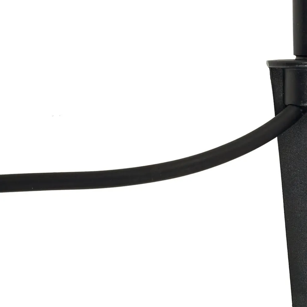 Lindby Terrassebelysning|Udendørs Spot > Sorvete lampe med jordspyd, sort, metal, højde 62 cm