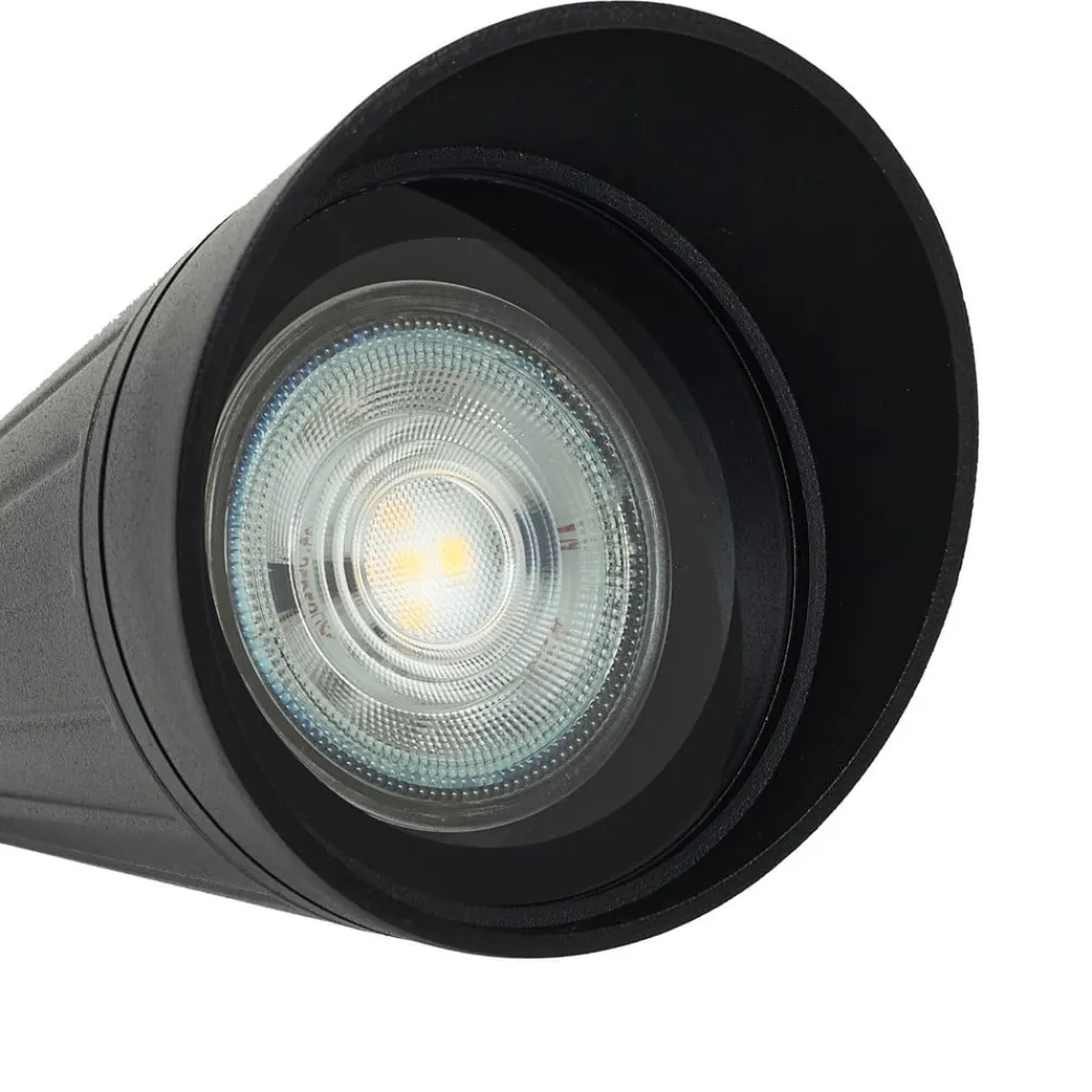 Lindby Terrassebelysning|Udendørs Spot > Sorvete lampe med jordspyd, sort, metal, højde 62 cm