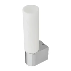Lindby Gang|Væg- Og Spejllamper > spejllampe Melike, 27 cm, krom, IP44, stikkontakt