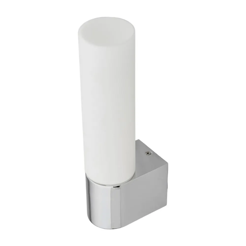 Lindby Gang|Væg- Og Spejllamper > spejllampe Melike, 27 cm, krom, IP44, stikkontakt