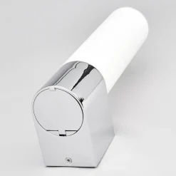 Lindby Gang|Væg- Og Spejllamper > spejllampe Melike, 27 cm, krom, IP44, stikkontakt