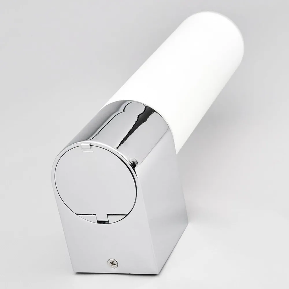 Lindby Gang|Væg- Og Spejllamper > spejllampe Melike, 27 cm, krom, IP44, stikkontakt