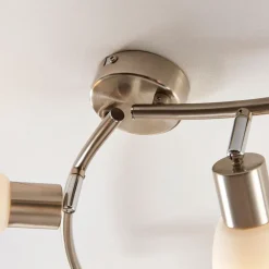 Lindby Loftlamper|Loftlamper > spotlight Arda, 70 cm, 4 lyskilder, nikkel, glas, E14