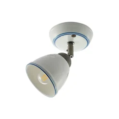 Lindby Loftlamper|Spotlights > spotlight Eneas, højde 16 cm, hvid, 1 lyskilde, keramik