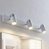 Lindby Loftlamper|Spotlights > spotlight Kardo, 3 lyskilder, hvid, metal, IP44