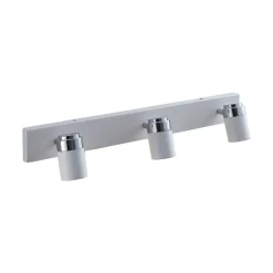 Lindby Loftlamper|Spotlights > spotlight Kardo, 3 lyskilder, hvid, metal, IP44