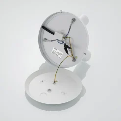 Loftlamper|Spotlights ^ Lindby spotlight Kardo, roundel, 3 lyskilder, hvid, metal, IP44