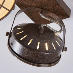 Lindby Loftlamper|Pendellamper > spotlight Tamin, rustfarvet, 2 lyskilder, glas, G9