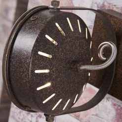 Lindby Loftlamper|Loftlamper > spotlight Tamin, rustfarvet, 1-lys, glas, G9