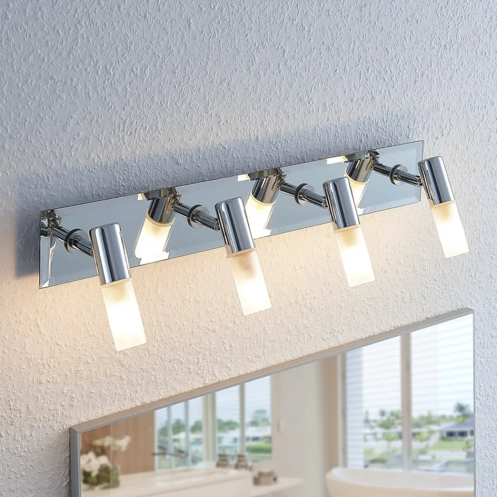 Lindby Loftlamper|Spotlights > spotlight Zela, længde 53 cm, krom, 4 lyskilder