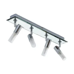 Lindby Loftlamper|Spotlights > spotlight Zela, længde 53 cm, krom, 4 lyskilder