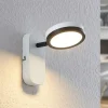 Lindby Spotlights > spot Vesim, hvid, 1-lys, 15 cm høj, jern