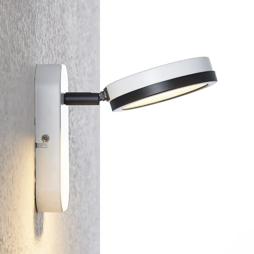 Lindby Spotlights > spot Vesim, hvid, 1-lys, 15 cm høj, jern
