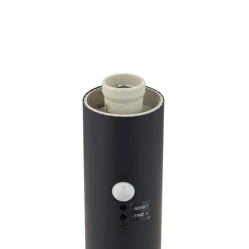 Lindby Sokkellamper Med Sensor|Sokkellamper > Statius sokkellampe, antracit, jern, sensor, 45 cm