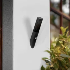 Lindby Væglampe Med Sensor|Væglamper > Statius udendørs væglampe, antracit, jern, sensor