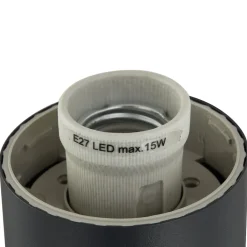 Lindby Gadebelysning > Statius vejlampe, antracit, jern, sensor