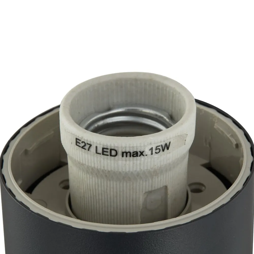 Lindby Gadebelysning > Statius vejlampe, antracit, jern, sensor