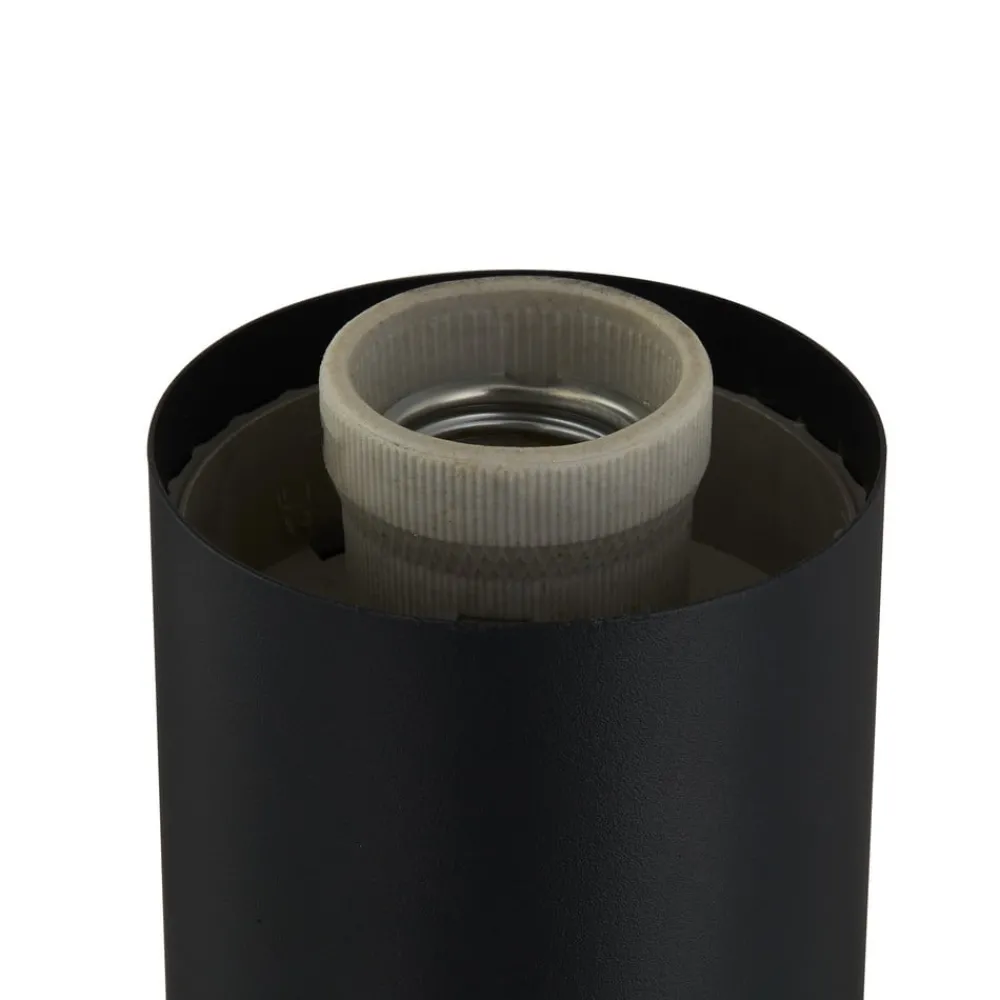 Gadebelysning ^ Lindby Statius vejlampe, antracit, jern, 100 cm