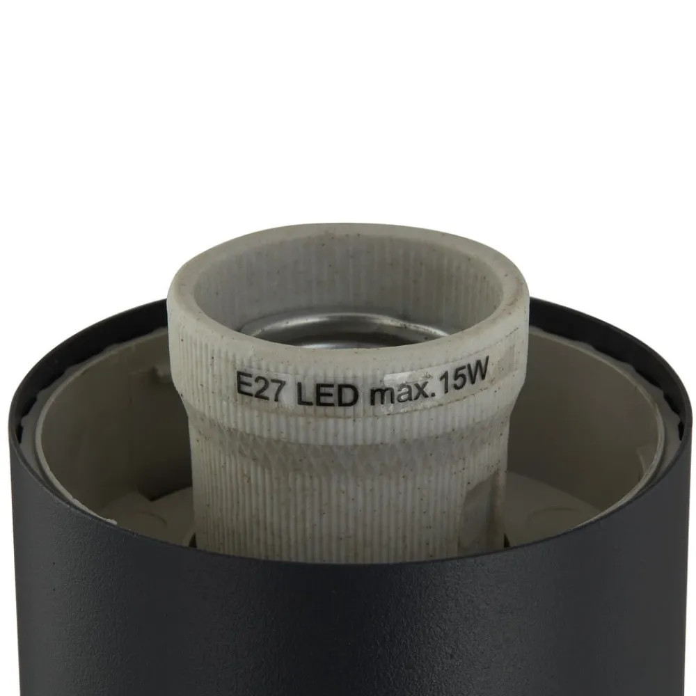 Lindby Gadebelysning Med Sensor|Gadebelysning > Statius vejlampe, antracit/hvid, sensor, 100 cm