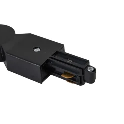 Lindby Skinnesystem > -stik Linaro, sort, justerbar, 1-faset