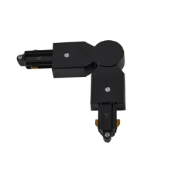 Lindby Skinnesystem > -stik Linaro, sort, justerbar, 1-faset
