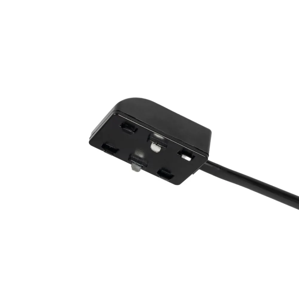 Lindby Skinnesystem > -stik Lumaro, kabellængde 54 cm, sort, PVC