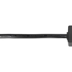 Lindby Skinnesystem > -stik Lumaro, kabellængde 54 cm, sort, PVC