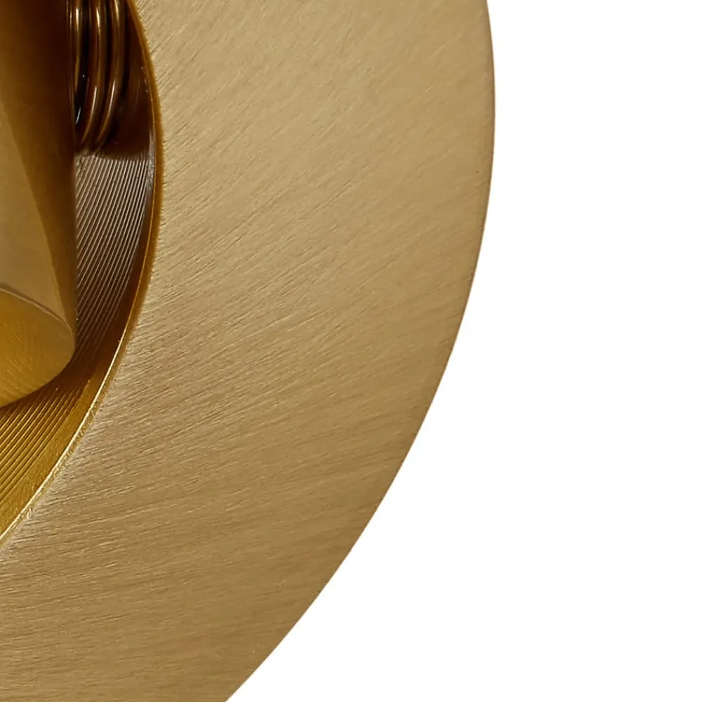 Lindby Gang|Loftlamper > Sunil indbygningsspot, satin guld