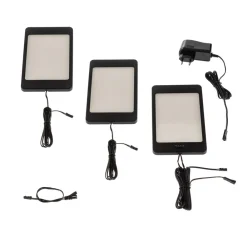 Lindby Underskabsbelysning > Svela LED-underskabsbelysning, sæt med 3, sort