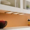Underskabsbelysning ^ Lindby Svela LED-underskabsbelysning, 3 stk sølv