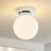 Lindby Loftlamper|Loftlamper > Tavino loftslampe, sfærisk skærm, krom