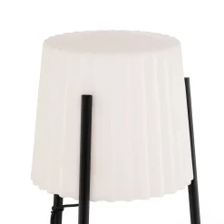 Terrassebelysning ^ Lucande Lindby terrasselampe Jaimy, 148 cm, stativ, aluminium