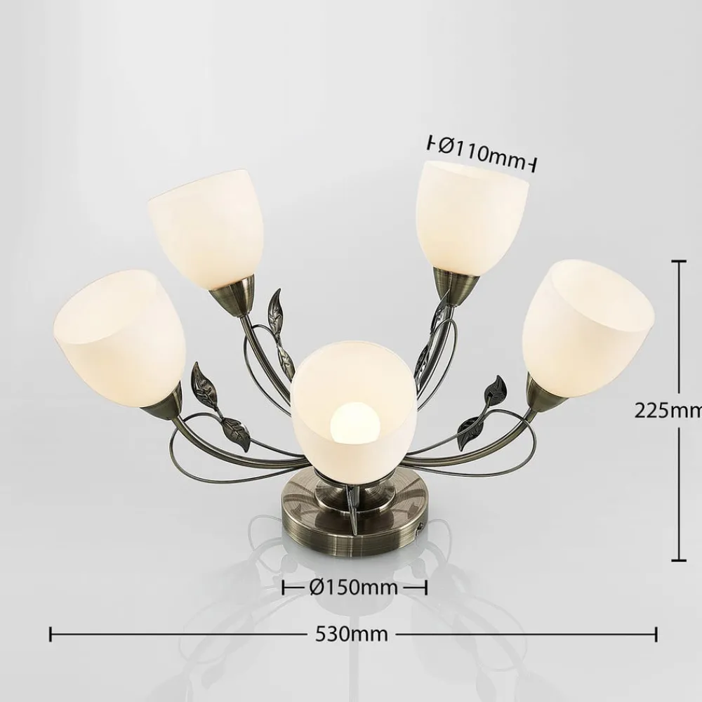 Loftlamper|Loftlamper ^ Lindby Thaddeus loftlampe, 5 lyskilder højde 31 cm