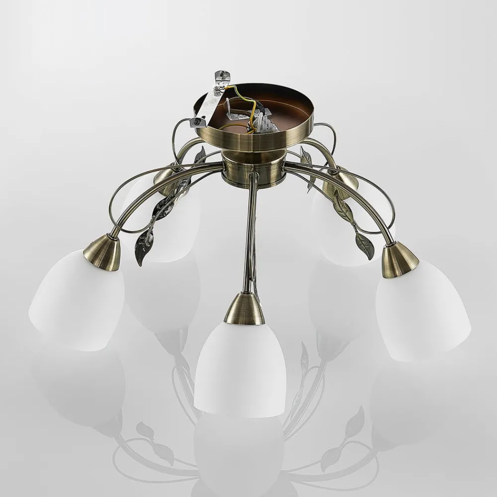 Loftlamper|Loftlamper ^ Lindby Thaddeus loftlampe, 5 lyskilder højde 31 cm