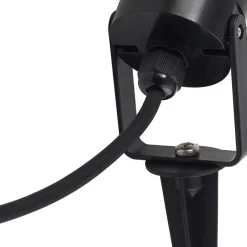Lindby Terrassebelysning|Udendørs Spot > Thorgal lampe med jordspyd, Ø 6 cm, sort, sæt med 3 stk