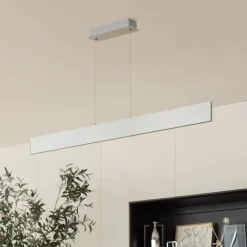 Pendellamper ^ Lindby Tinkodara LED-hængelampe, spisestue, aluminium