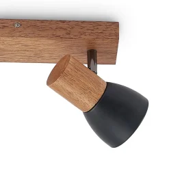 Lindby Gang|Loftlamper > Tonja loftspot med træ, 2 lyskilder