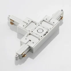 Lindby Skinnesystem > T-stik Linaro, hvid, 1-faset system