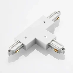 Lindby Skinnesystem > T-stik Linaro, hvid, 1-faset system