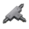 Lindby Skinnesystem > T-stik Linaro, sort, 1-faset system