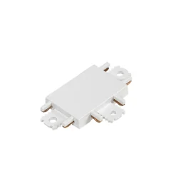 Lindby Skinnesystem > T-stik Lumaro, hvid, 5,4 cm, plast