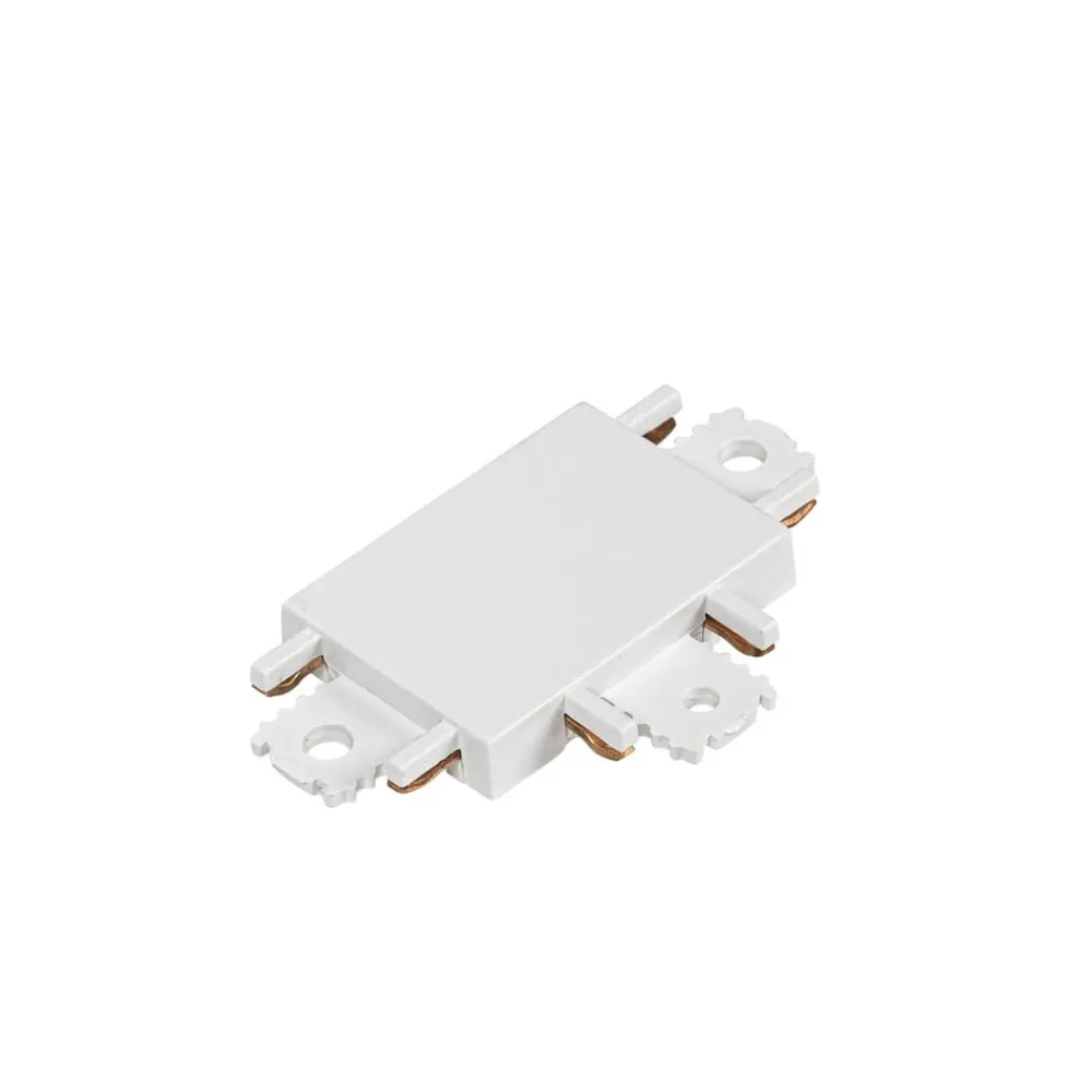 Lindby Skinnesystem > T-stik Lumaro, hvid, 5,4 cm, plast