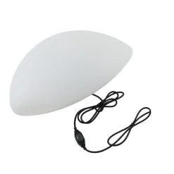 Lindby Dekorationsbelysning|Terrassebelysning > udendørs gulvlampe Arani, hvid, plast, stik