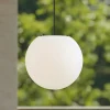Lindby Udendørs Pendellamper > udendørs hængelampe Alea, hvid, plast, Ø 38 cm