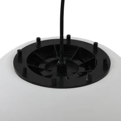 Lindby Udendørs Pendellamper > udendørs hængelampe Alea, hvid, plast, Ø 38 cm
