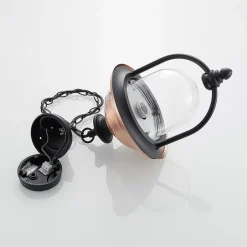 Udendørs Pendellamper ^ Lindby udendørs hængelampe Clint, metal, saltvandsresistent, E27