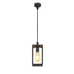 Lindby Udendørs Pendellamper > udendørs hængelampe Filimon, antracit, 22 cm, IP44, E27