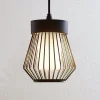 Lindby Udendørs Pendellamper > udendørs hængelampe Vajana, Ø 19 cm, sort, aluminium
