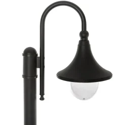 Lindby Lygtepæle > udendørslampe Daphne, 220 cm, sort, E27, IP44